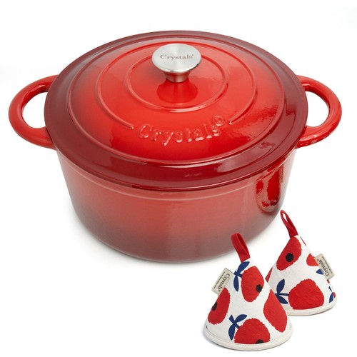 Cast iron casserole dish - casserole,