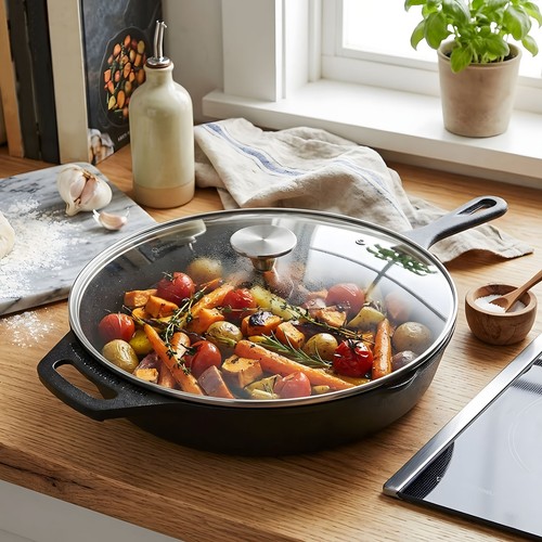 Cast iron non stick - cast, skillet