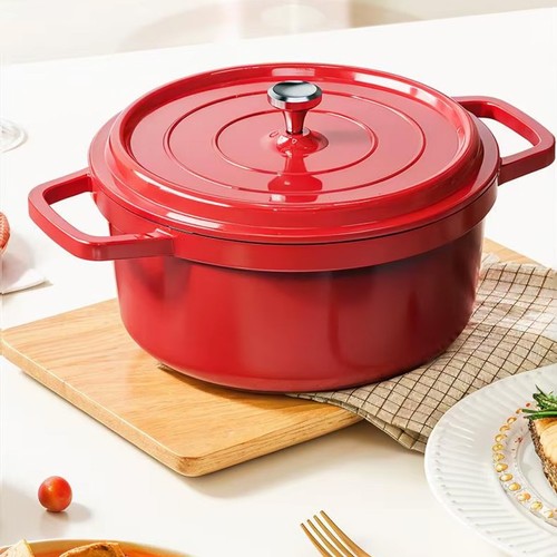 Cast iron casserole dish - casserole, pot