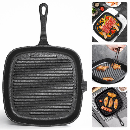 Cast iron griddle frying pan - cast,