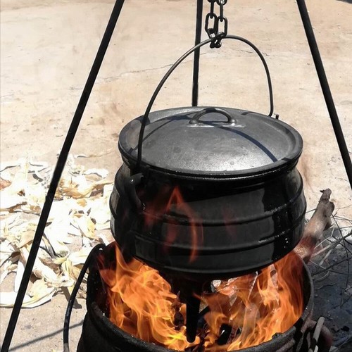 Pre seasoned cast - pre-seasoned, potjie