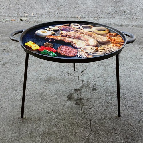 Round cast iron griddle pan - cast,