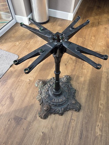 Genuine cast iron table base - ,