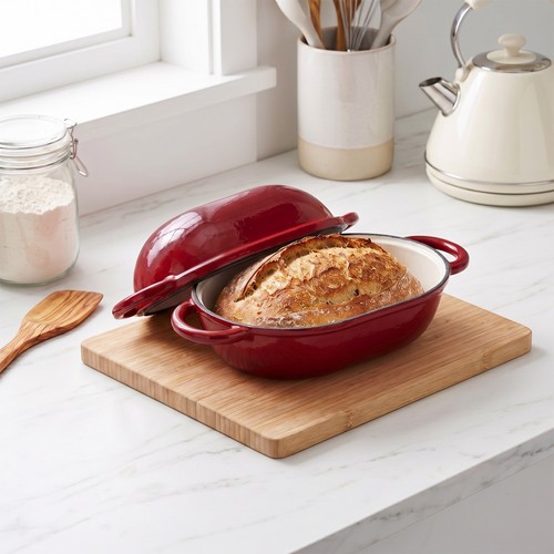 Enamelled cast iron dutch oven - cast,