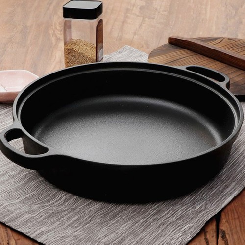 Cast iron casserole frying - cast, pan