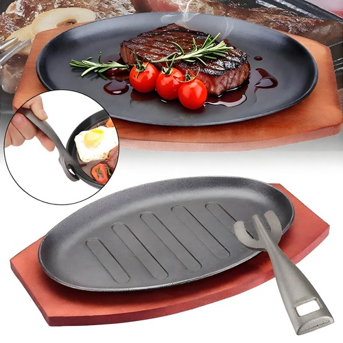 Large cast iron - iron, sizzle