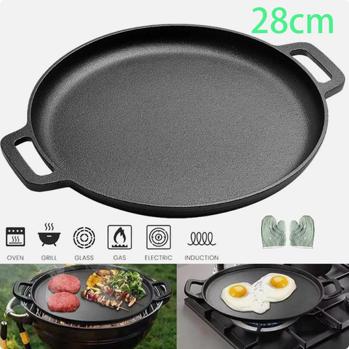 Heavy duty pre - pre-seasoned, cast