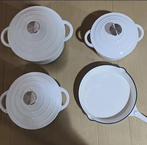 7pcs enamel cast iron - enamel,