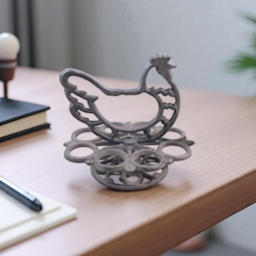 Cast iron chicken egg - 8, holder