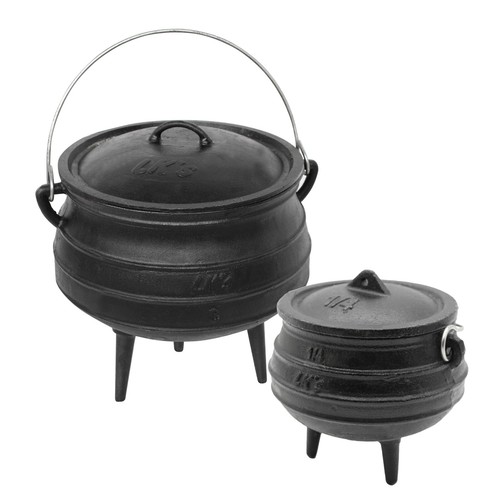 Cast iron cooking pot camping - cast,