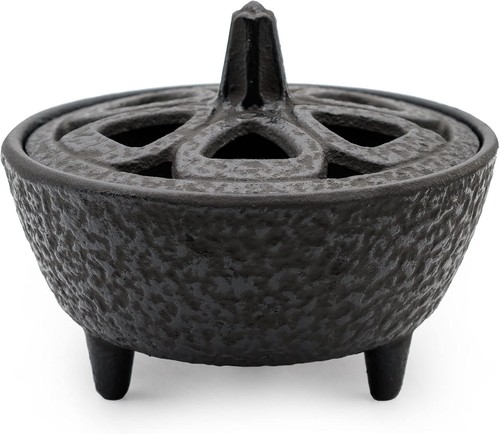 Cast iron incense burner small - iron,