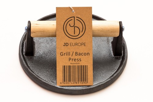 Cast iron grill - grill/bacon, press