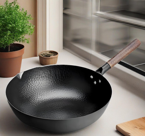 Cast iron wok - wok, 32cm