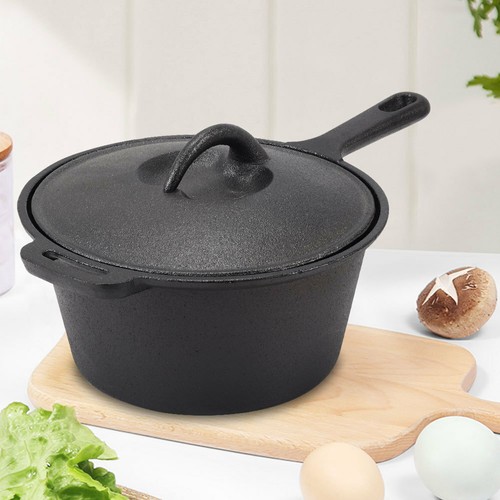 Cast iron deep - deep, saucepan