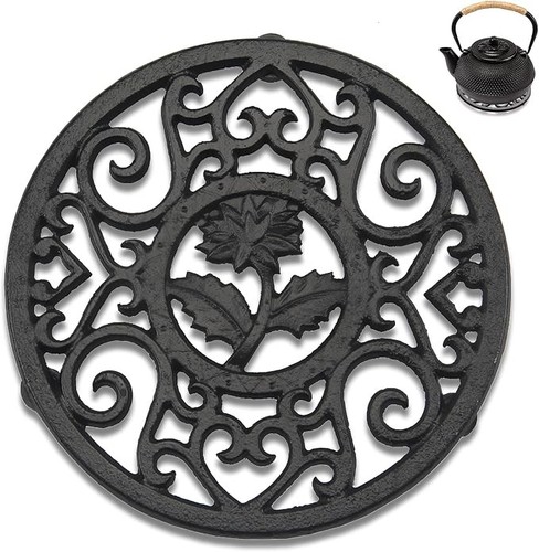 Cast iron trivet - cast,