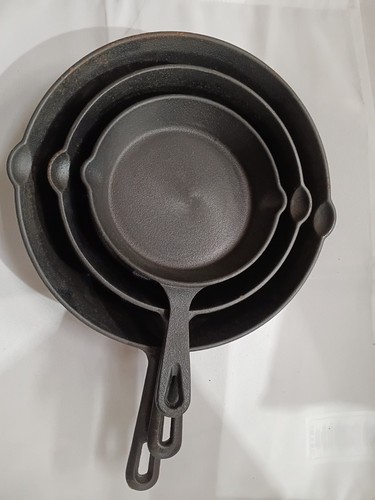 Cast iron skillet pan - iron, of