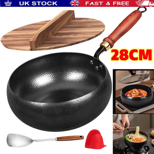 Uncoated cast iron - iron, wok