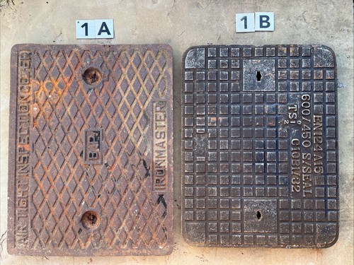 Reclaimed cast iron manhole - reclaimed,